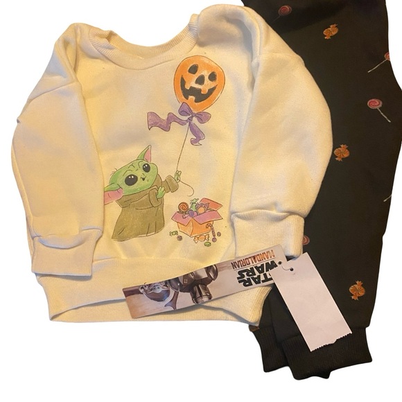 Star Wars Cream Baby Yoda Halloween Outfit - Picture 1 of 6